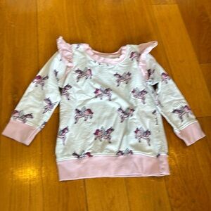 Monica + Andy 4T Unicorn Sweatshirt